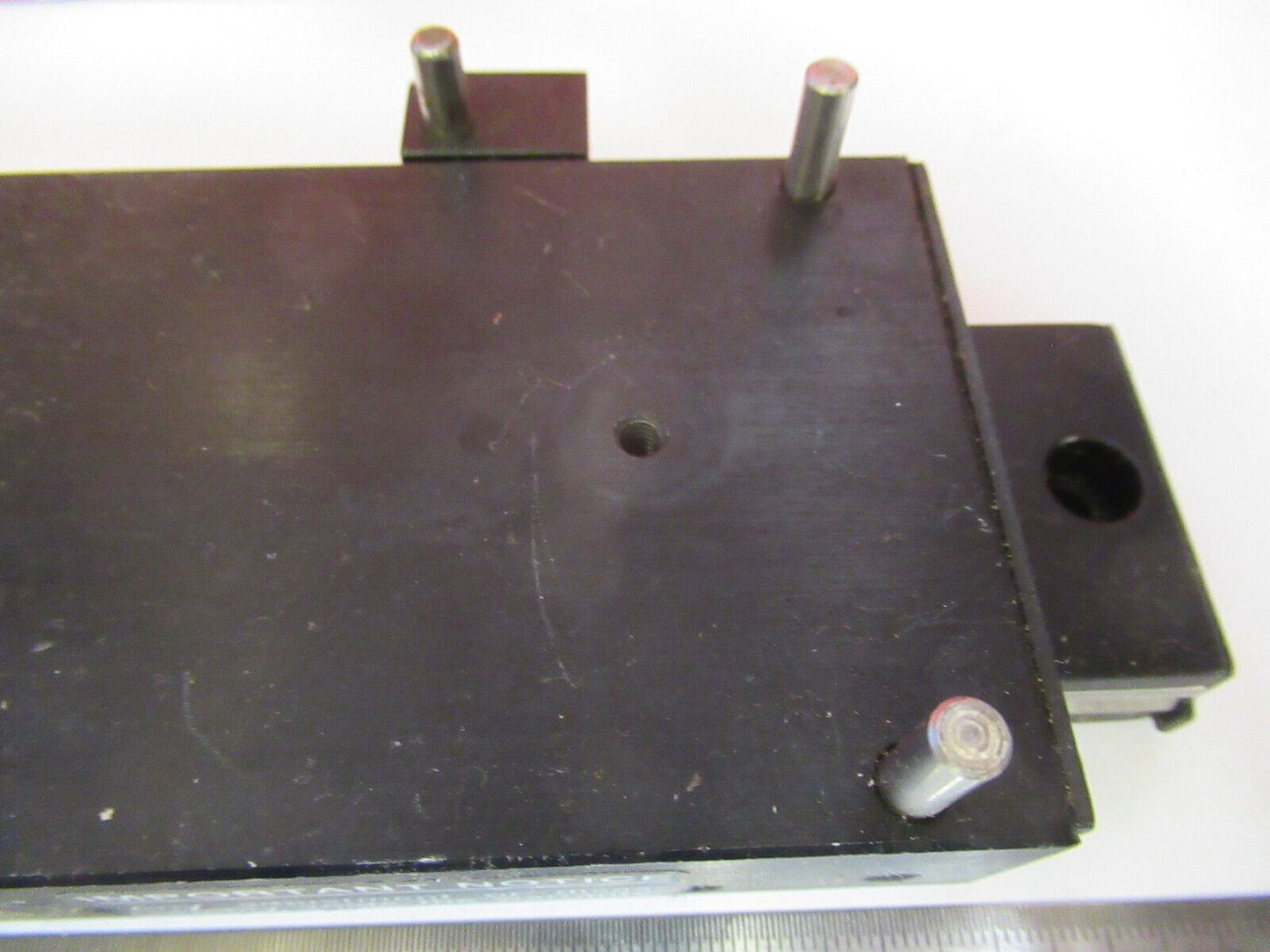 OPTICAL USED STAGE SLIDE POSITIONING DCI OPTICS AS IS PICTURED #R3-C-03