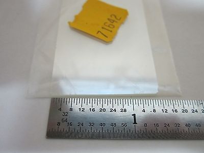 MICROSCOPE PART BEAM SPLITTER PLATE OPTICS BIN#G4-41