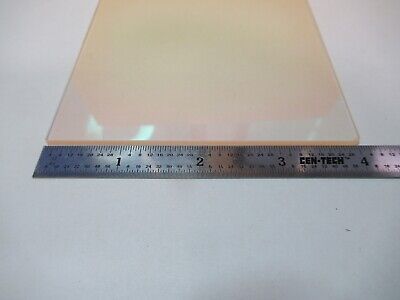 OPTICAL LARGE PLATES BK7 GLASS COATED PRO LASER OPTICS AS PICTURED &A3-B-46