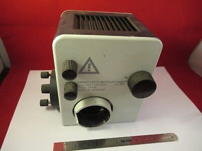 FOR PARTS LEITZ 514662 LAMP HOUSING ILLUMINATOR MICROSCOPE PART OPTICS &91-FT-D