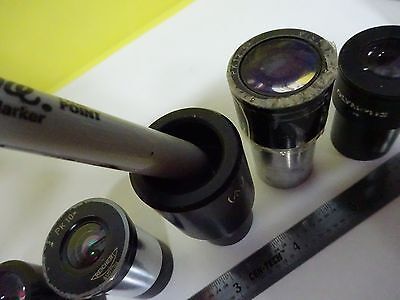 FOR PARTS MICROSCOPE PART EYEPIECES OPTICS AS IS BIN#X2-40