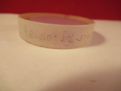 OPTICAL FLAT SPECTRA PHYSICS FUSED SILICA DICHROIC OPTICS AS PICTURED &92-A-22