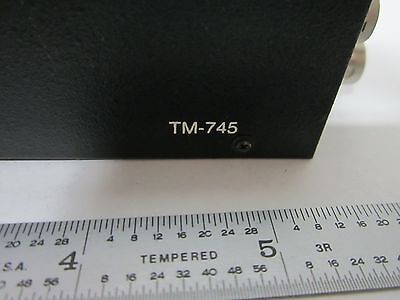 MICROSCOPE INSPECTION VIDEO CAMERA CCD PULNIX TM-745 OPTICS AS IS BIN#N4-16