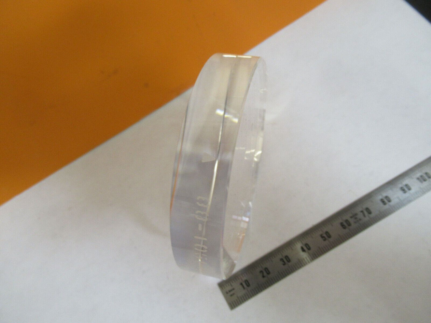 OPTICAL FUSED SILICA FLAT UNCOATED PRO OPTICS 3" DIAMETER AS PICTURED #P4-B-10