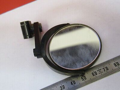 ANTIQUE BAUSCH LOMB MIRROR ASSEMBLY MICROSCOPE PART AS PICTURED &F6-B-105