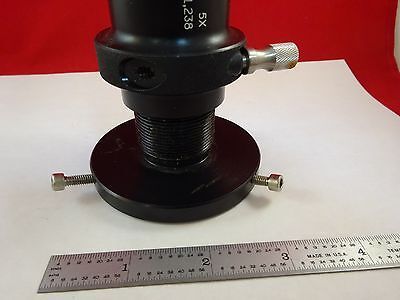 MICROSCOPE PART MAGNOVAR 5X LENS OPTICS AS IS BIN#M3-B-39