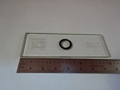 BAUSCH LOMB OPTICAL MICROSCALE CALIBRATION STANDARD OPTICS AS PICTURED &R7-A-19