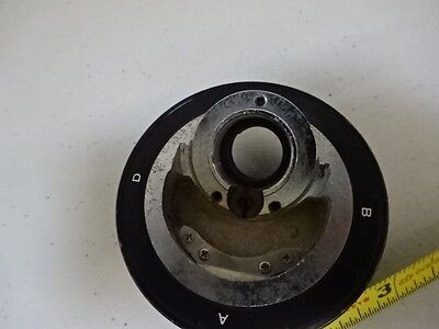 MICROSCOPE PART NOSEPIECE UNKNOWN MAKER AS IS #AL-45