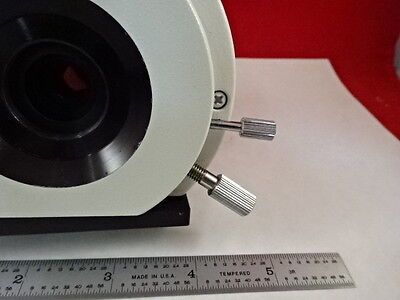 MICROSCOPE PART MAGNIFICATION CHANGER PHOTO TUBE OPTICS AS IS B#Q2-A-03