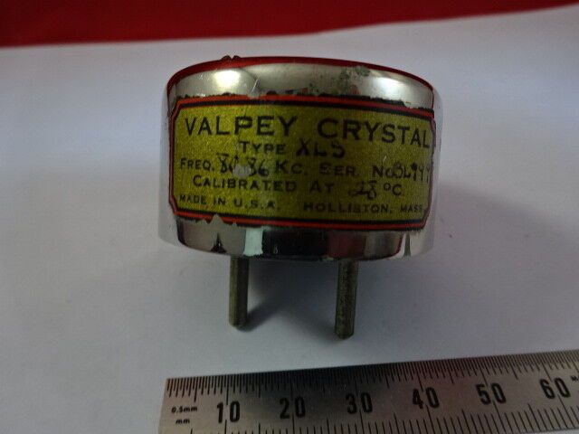 VALPEY FISHER XL5 ANTIQUE QUARTZ RESONATOR kHz HAM RADIO FREQUENCY &90-B-29