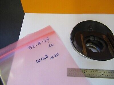 WILD HEERBRUGG SWISS M20 NOSEPIECE QUADUPLE MICROSCOPE PART AS PICTURED &G1-A-57