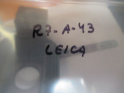 LEICA DMRB CONDENSER HOLDER PIECE GERMANY MICROSCOPE PART AS PICTURED R7-A-43