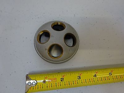 MICROSCOPE PART NOSEPIECE MITUTOYO JAPAN WITHOUT OPTICS AS IS BIN#TA-1-4-G