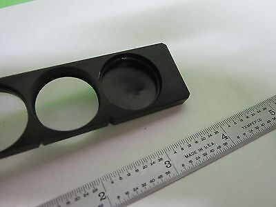 MICROSCOPE PART SLIDE FILTER OPTICS AS IS BIN#N3-D-08