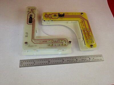 MICROSCOPE PART LEICA GERMANY DMRXA SIDE BOARDS AS IS B#L8-A-10