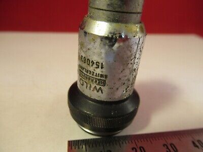 FOR PARTS WILD SWISS HI 100X OBJECTIVE MICROSCOPE PART OPTICS AS PICTURED 9-A-88