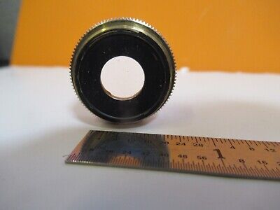 VICKERS UK ENGLAND OBJECTIVE 3X OPTICS MICROSCOPE PART AS PICTURED #1E-C-11