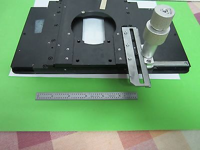 MICROSCOPE PART LARGE  LEITZ WETZLAR GERMANY STAGE MICROMETER AS IS  BIN#P6