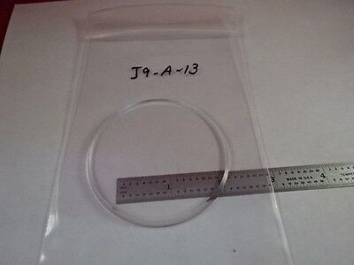 OPTICAL LENS WITH ETCHED GRID GLASS OPTICS AS IS #J9-A-13