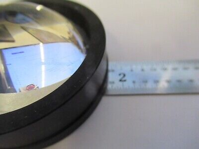 UNKNOWN LARGE ILLUMINATOR CONVEX LENS OPTICS MICROSCOPE PART AS PICTURED A9-A-37