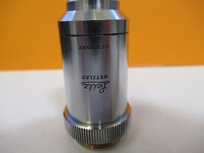 LEITZ WEZTLAR OBJECTIVE PHACO 100X /170 OPTICS MICROSCOPE PART AS PIC &H8-C-26