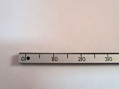 OPTICAL RULER SWISS MADE STAGE FOR MICROSCOPE OR OPTICS POSITIONING BIN#5M