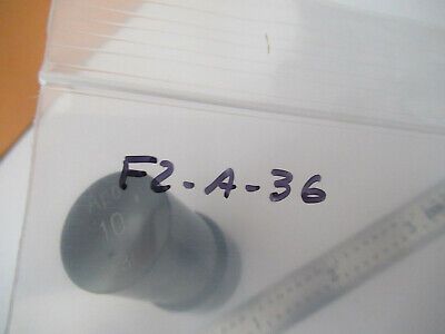 CARL ZEISS EMPTY OBJECTIVE CAN "10" MICROSCOPE PART AS PICTURED #F2-A-36