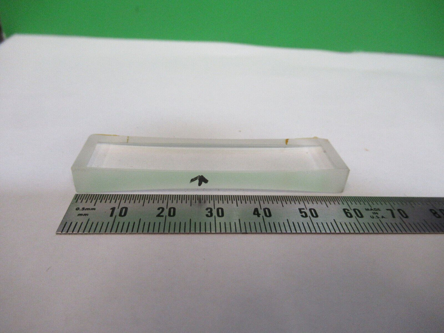 OPTICAL RECTANGULAR LENS BI CONCAVE Bi CC LASER OPTICS AS PICTURED  &Z5-C-05