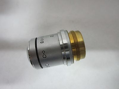 MICROSCOPE PART AO OBJECTIVE INFINITY AMERICAN 4X ACHRO OPTICS AS IS BIN#S2-34