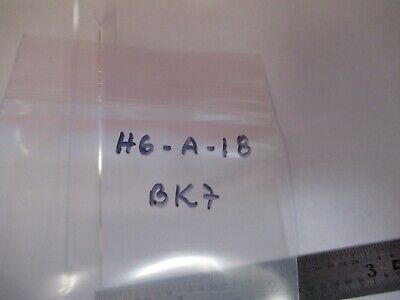 OPTICAL LONG BAR SHEET BK7 GLASS LASER OPTICS AS PICTURED &H6-A-18