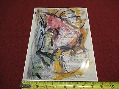 VINTAGE RARE PHOTO of ART of WILLEM DE KOONING DUTCH AMERICAN PAINTER  #lob-M