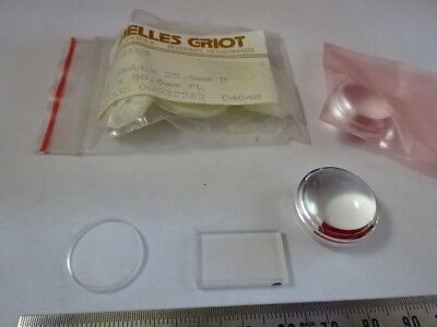 LOT OPTICAL PRO LENS LENSES MELLES GRIOT OTHERS CONVEX OPTICS AS IS &94-A-25