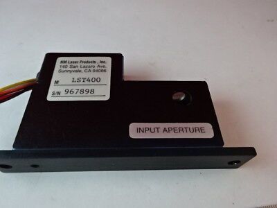 LST400 OPTICAL PHOTONICS LASER APERTURE SHUTTER NM PRODUCTS OPTICS AS IS &87-17