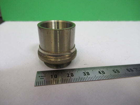 OBJECTIVE METAL EXTENDER UK MICROSCOPE PART AS PICTURED &R2-B-90