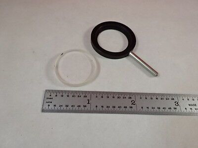 LOOSE FILTER LENS WITH HOLDER MICROSCOPE PART AS PICTURED &S4-C-10