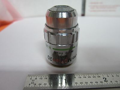 MICROSCOPE PART OBJECTIVE OLYMPUS MSPLAN 20X DIC JAPAN OPTICS BIN#B4-Z-5