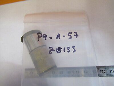 ANTIQUE CARL ZEISS RARE EYEPIECE "8" GERMANY MICROSCOPE PART AS PICTURED P9-A-57