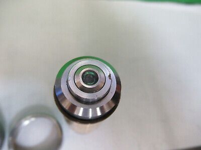 FOR PARTS cracked LEITZ 160X OBJECTIVE MICROSCOPE PART AS PICTURED &Z1-A-07