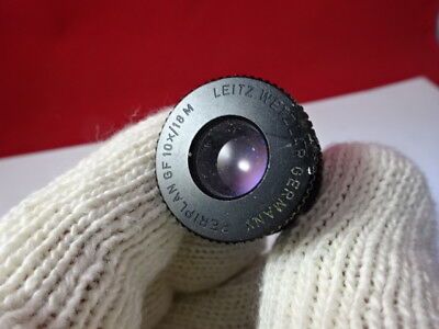 LEITZ GERMANY GF 10X/18 M EYEPIECE MICROSCOPE PART OPTICS AS PICTURED &6-A-06