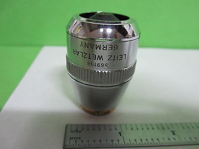 LEICA LEITZ OPTICAL MICROSCOPE PART OBJECTIVE L 50X DF OPTICS BN#T2-29 ERGOLUX