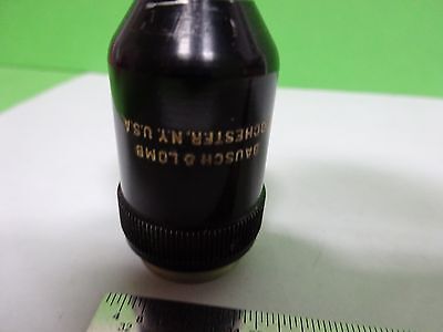 MICROSCOPE PART OBJECTIVE BAUSCH LOMB 40X OPTICS AS IS BIN#Y5-51