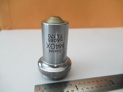 UNITRON JAPAN M40X METALLO OBJECTIVE LENS MICROSCOPE PART AS PICTURED &F5-A-152