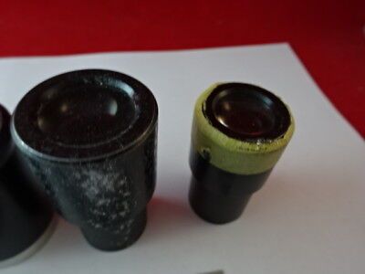 for parts LOT EYEPIECES OPTICAL AO BL MICROSCOPE PART OPTICS AS IS #F3-A-03