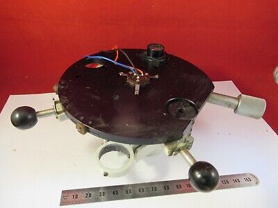 LEITZ HARDNESS TESTER OPTICS ASSEMBLY HOLDER MICROSCOPE PART as pictured &W2-A57