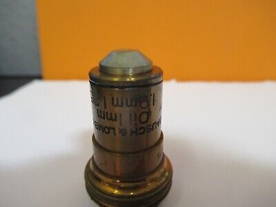 BAUSCH LOMB BUFFALO 97X OBJECTIVE OPTICS MICROSCOPE PART AS PICTURED &1E-C-71