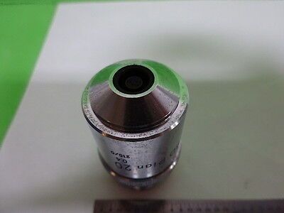 MICROSCOPE PART NIKON JAPAN BF DF  OBJECTIVE BD 20X OPTICS AS IS B#AI-07