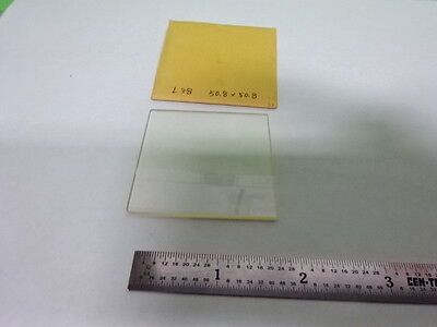 OPTICAL L38 GLASS FILTER LASER OPTICS AS IS B#B1-F-A-11