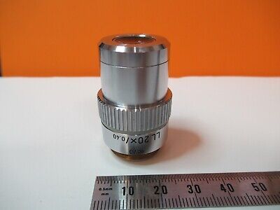 LEITZ OBJECTIVE LL20X INFINITY LENS MICROSCOPE OPTICS AS PICTURED &14-B-37