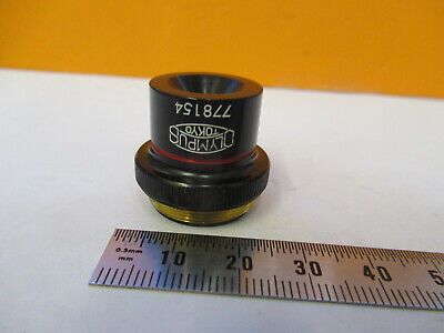 OLYMPUS JAPAN OBJECTIVE 4X LENS OPTICS MICROSCOPE PART AS PICTURED &P4-A-49