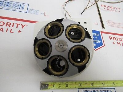 ZEISS AXIOTRON GERMANY MOTORIZED NOSEPIECE MICROSCOPE PART 453142 AS PIC#FT-3-23